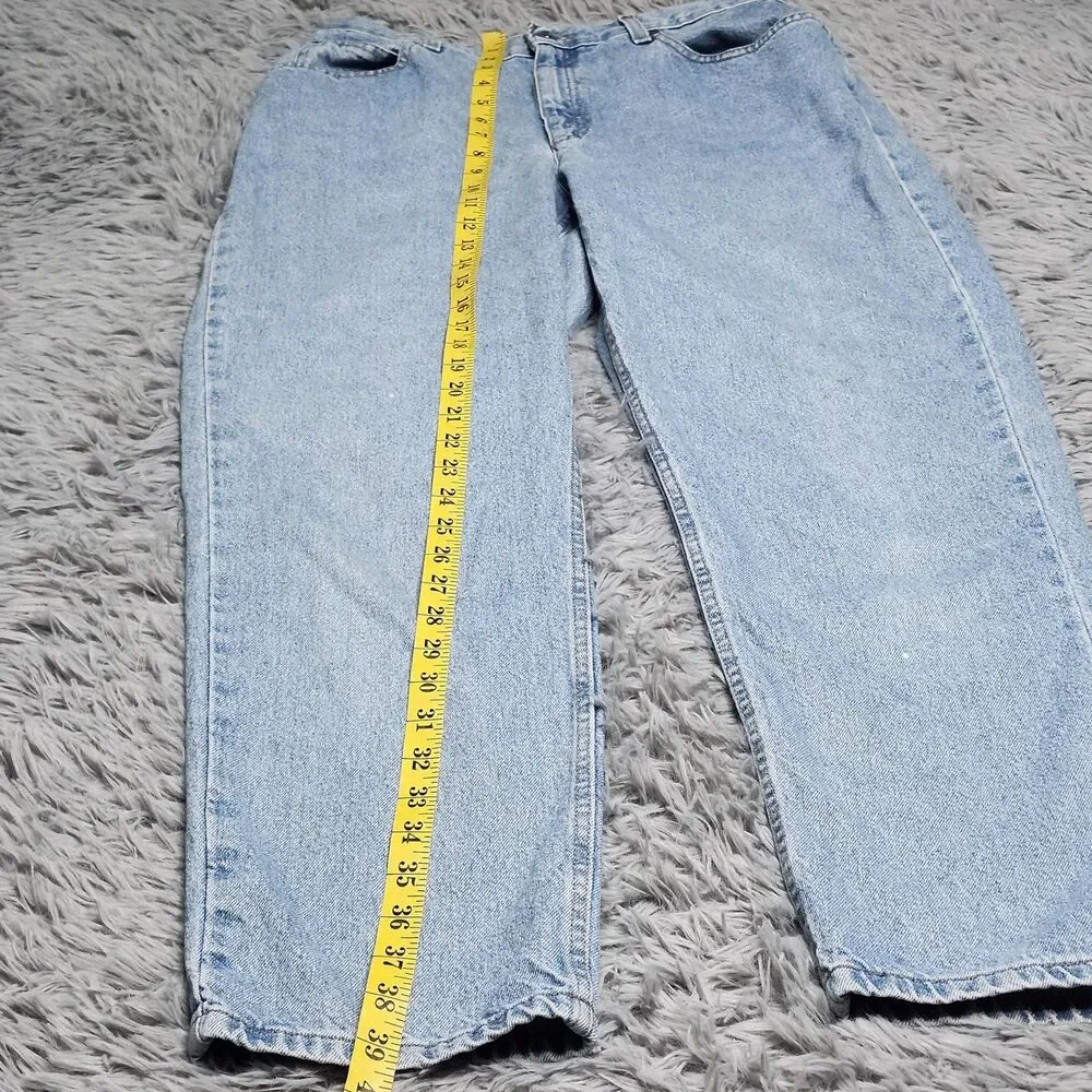 Liz Claiborne Jeans Womens 12S Classic Fit High Rise Straight Leg Denim‎ Pants